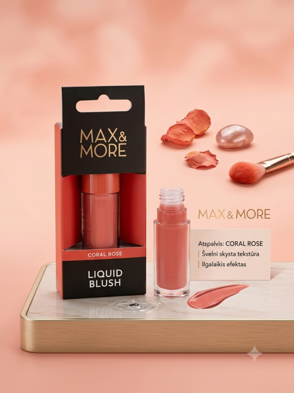 "MAX & MORE" skysti skaistalai, 5ml.